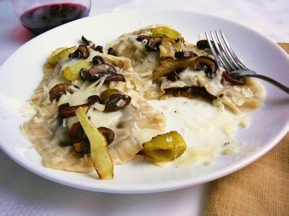 lentil-ravioli-with-roasted-mushrooms-fennel-tasty image