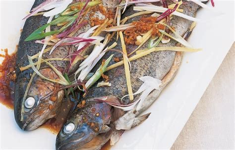 chinese-steamed-trout-with-ginger-and-spring-onions image