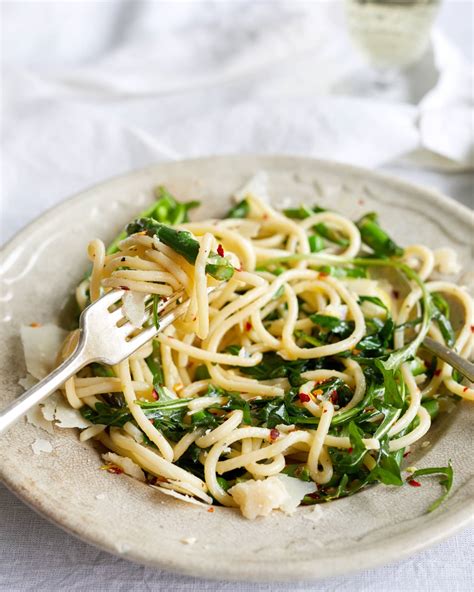 garlic-butter-pasta-recipe-with-asparagus-and-peas-kitchn image