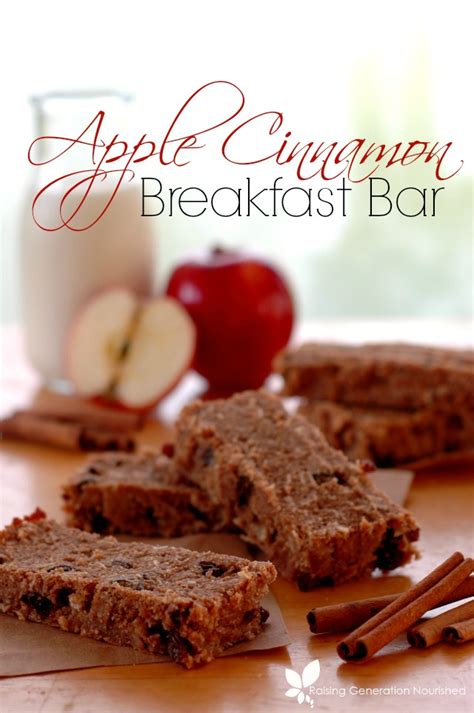 apple-cinnamon-oatmeal-breakfast-bar-super image