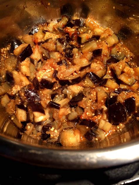 instant-pot-spicy-garlic-eggplant-melanie-cooks image