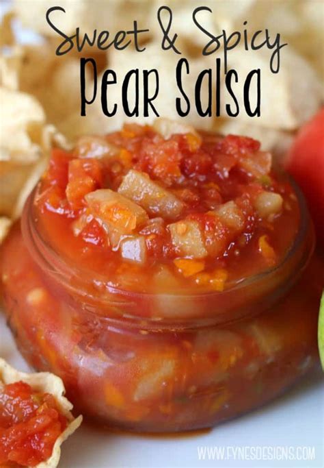 sweet-and-spicy-fresh-pear-salsa-fynes-designs image