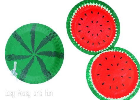 paper-plate-watermelon-paper-plate-crafts-easy image