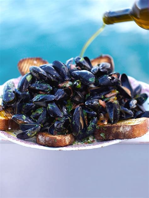 creamy-mussels-seafood-recipes-jamie-oliver image