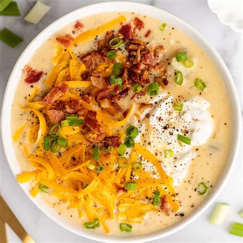 easy-cheesy-potato-bacon-soup-baking-mischief image
