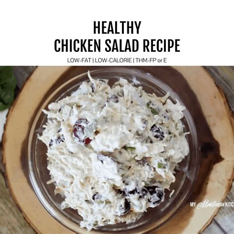 healthy-chicken-salad-no-mayo-easy-low-fat image