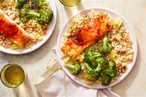 sweet-chili-glazed-salmon-with-broccoli-fried-rice image