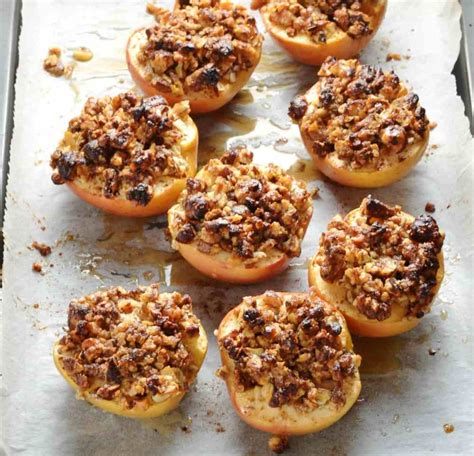 healthy-baked-apples-with-maple-pecans-everyday image