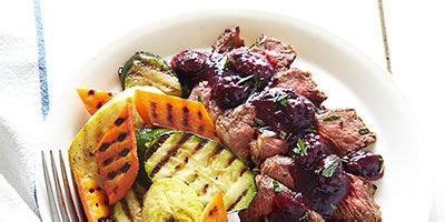 rosemary-rubbed-strip-steak-with-blackberry-sauce image