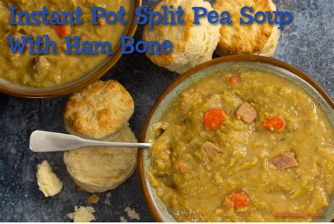 instant-pot-split-pea-soup-with-ham-bone image
