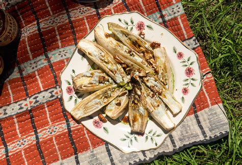 blue-cheesestuffed-grilled-endive-with-pecans-food image