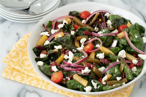 warm-bean-swiss-chard-salad-aunt-nellies image