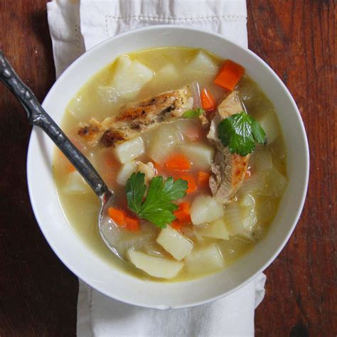 turkey-and-potato-soup-recipe-ian-knauer-food image