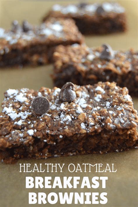 healthy-baked-oatmeal-breakfast-brownies-for-breakfast image