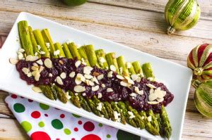 garlic-roasted-asparagus-with-cranberries-and-almonds-daily image