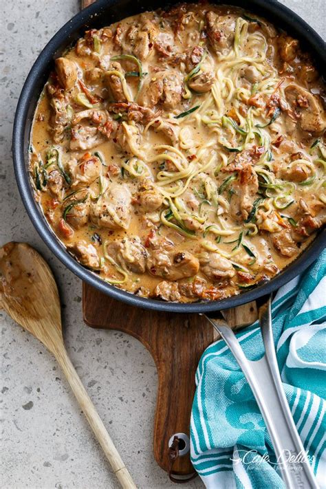 creamy-sun-dried-tomato-parmesan-chicken-zoodles image