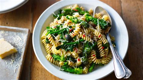 pasta-with-purple-sprouting-broccoli-recipe-bbc-food image