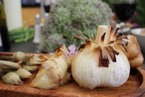 roasted-elephant-garlic-the-garlic-farm-isle-of-wight image