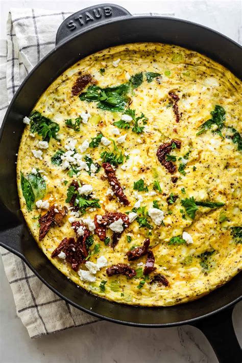 mediterranean-frittata-feelgoodfoodie image
