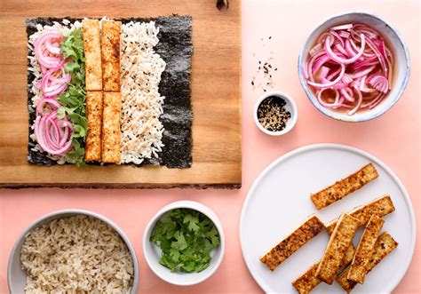 sushi-burrito-recipe-with-crispy-tofu-quick-pickled image