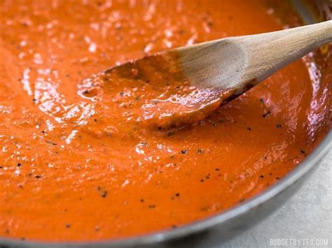 creamy-roasted-red-pepper-sauce-budget-bytes image