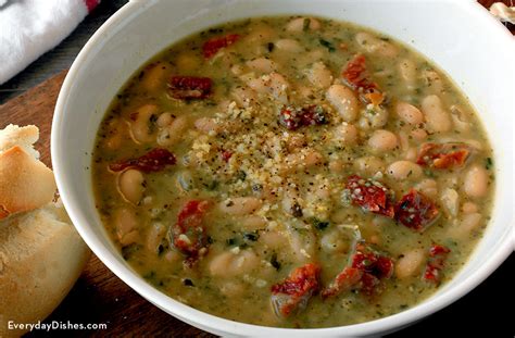 5-ingredient-pesto-bean-soup-recipe-everyday-dishes image