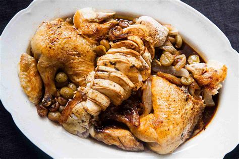 roast-chicken-with-grapes-recipe-simply image