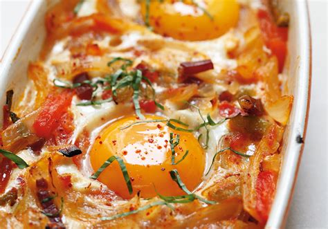 basque-style-baked-eggs-recipe-food-republic image