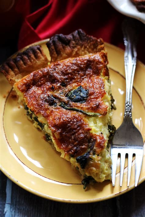 caramelized-shallot-and-swiss-chard-quiche-joanne image