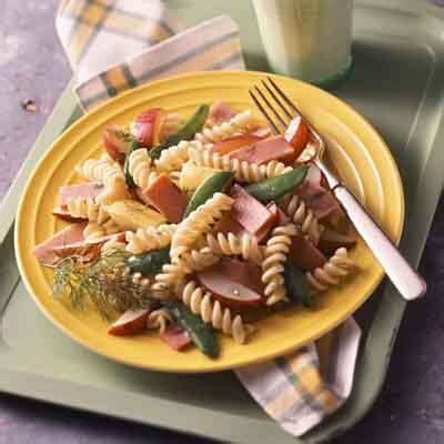 garden-ham-pasta-toss-recipe-land-olakes image