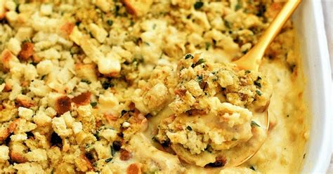 chicken-stuffing-bake-with-cream-of-chicken-soup image