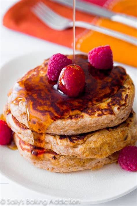 whole-wheat-oatmeal-pancakes-sallys-baking-addiction image