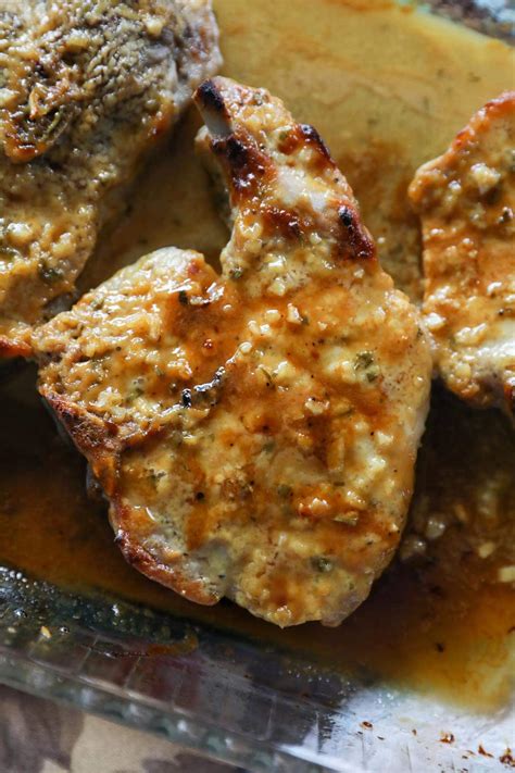 smothered-baked-pork-chops-easy image
