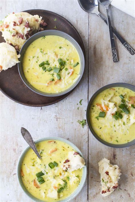 creamy-chicken-and-vegetable-soup-healthy-ish image
