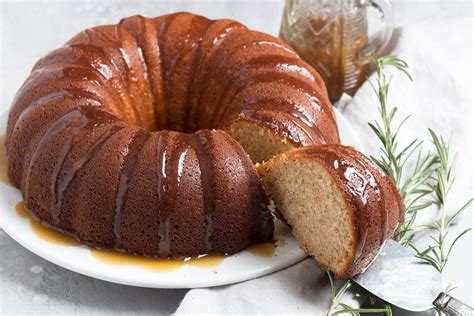 ginger-spice-bundt-cake-with-warm-brown-sugar-sauce image