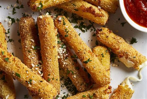 cornmeal-crusted-mozzarella-sticks-recipe-real-simple image
