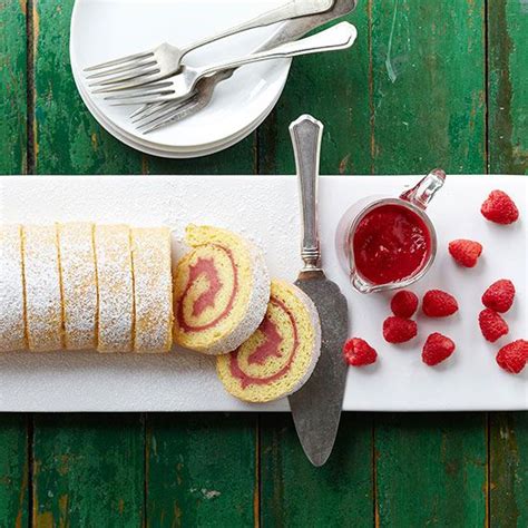 raspberry-filled-cake-roll-better-homes-gardens image