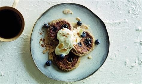 almond-blueberry-pancakes-the-daily-meal image