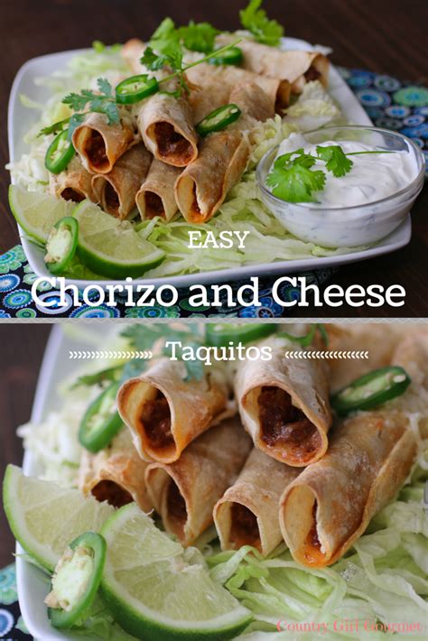 easy-chorizo-and-cheese-taquitos-with-cilantro-lime image