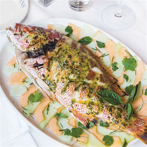 whole-grilled-fish-with-pineapple-basil-glaze image