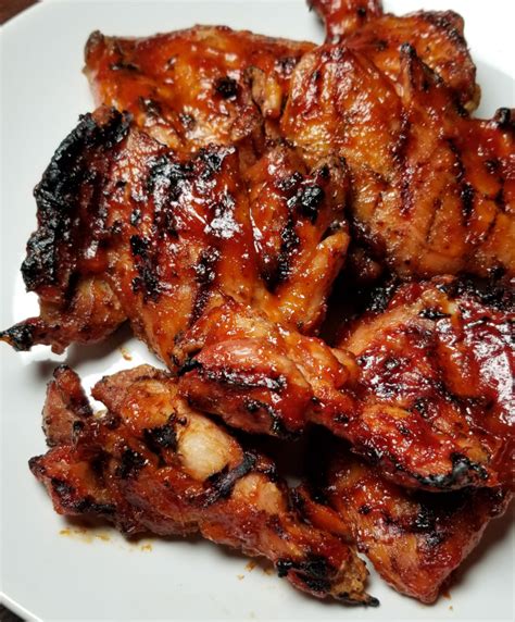 grilled-spicy-bbq-chicken-thighs-amanda-cooks image