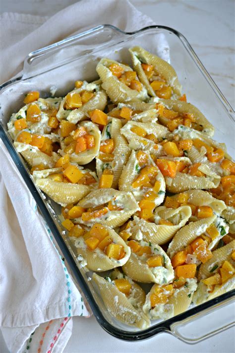 spinach-ricotta-stuffed-shells-with-butternut-squash image