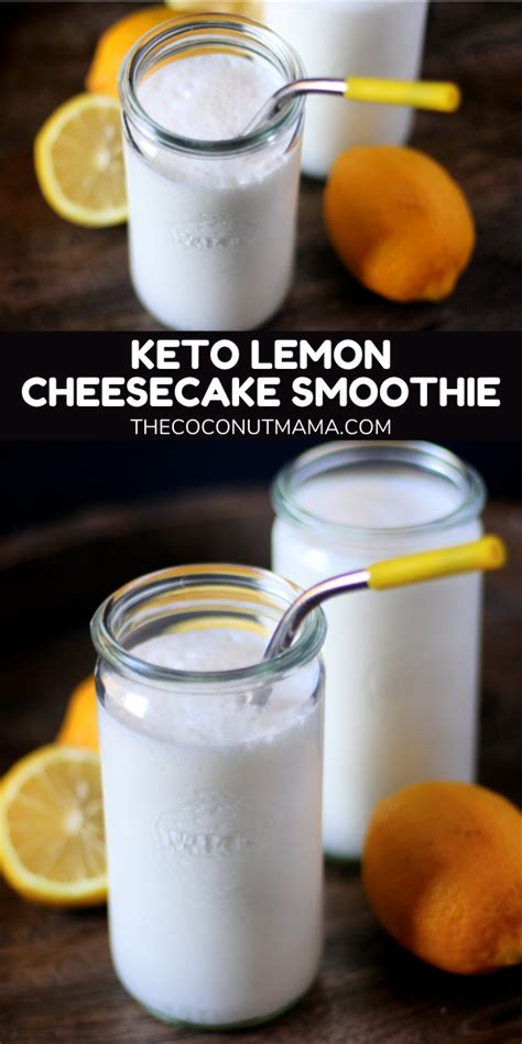 keto-lemon-cheesecake-smoothie-the-coconut-mama image