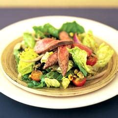 grilled-flank-steak-salad-with-roasted-corn-vinaigrette image