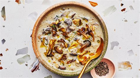 vegan-cream-of-mushroom-soup-recipe-bon-apptit image