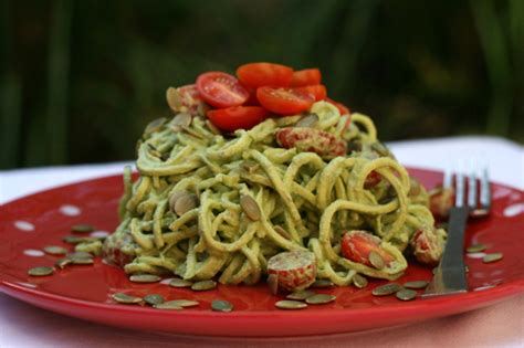 5-minute-basil-pesto-raw-zucchini-pasta-vegan-gluten image