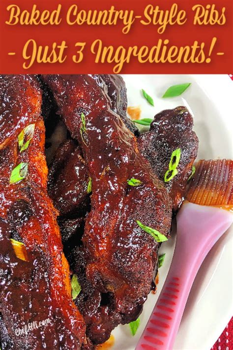 3-ingredient-baked-country-style-sticky-ribs-chef-alli image