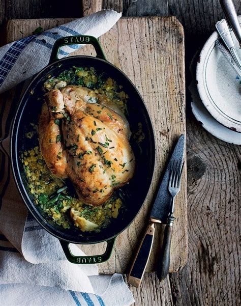 pot-roast-chicken-recipe-delicious-magazine image