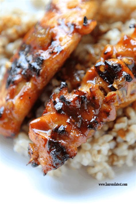 grilled-asian-sweet-and-spicy-chicken-skewers image