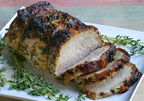 roast-pork-with-garlic-and-thyme-lovethatfoodcom image